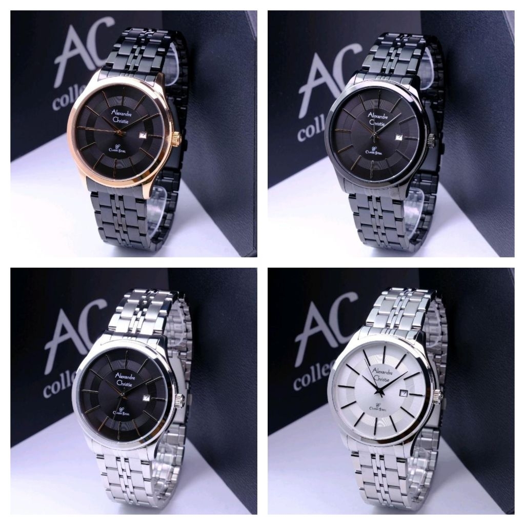 JAM TANGAN PRIA ALEXANDER CHRISTIE ORIGINAL AC 8348 GARANSI RESMI/ALEXANDRE CHRISTIE COWOK AC8348