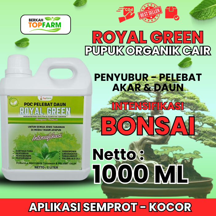 Pupuk Bonsai / Pupuk Perangsang Tunas Bonsai / Pupuk Penyubur Daun Bonsai / Pupuk Organik Cair Bonsa