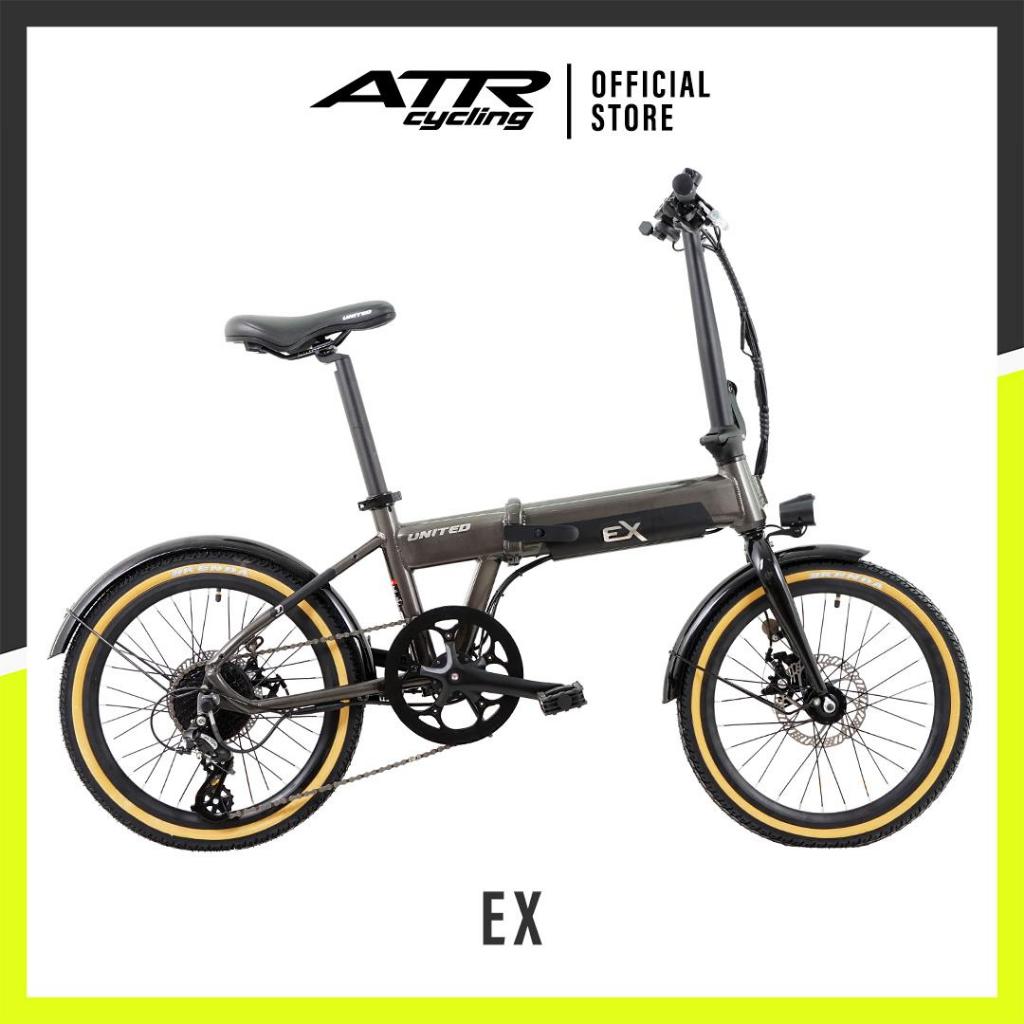 Sepeda Lipat Listrik E-CTB AL 20-8SP E-BIKE UNITED EX (20)