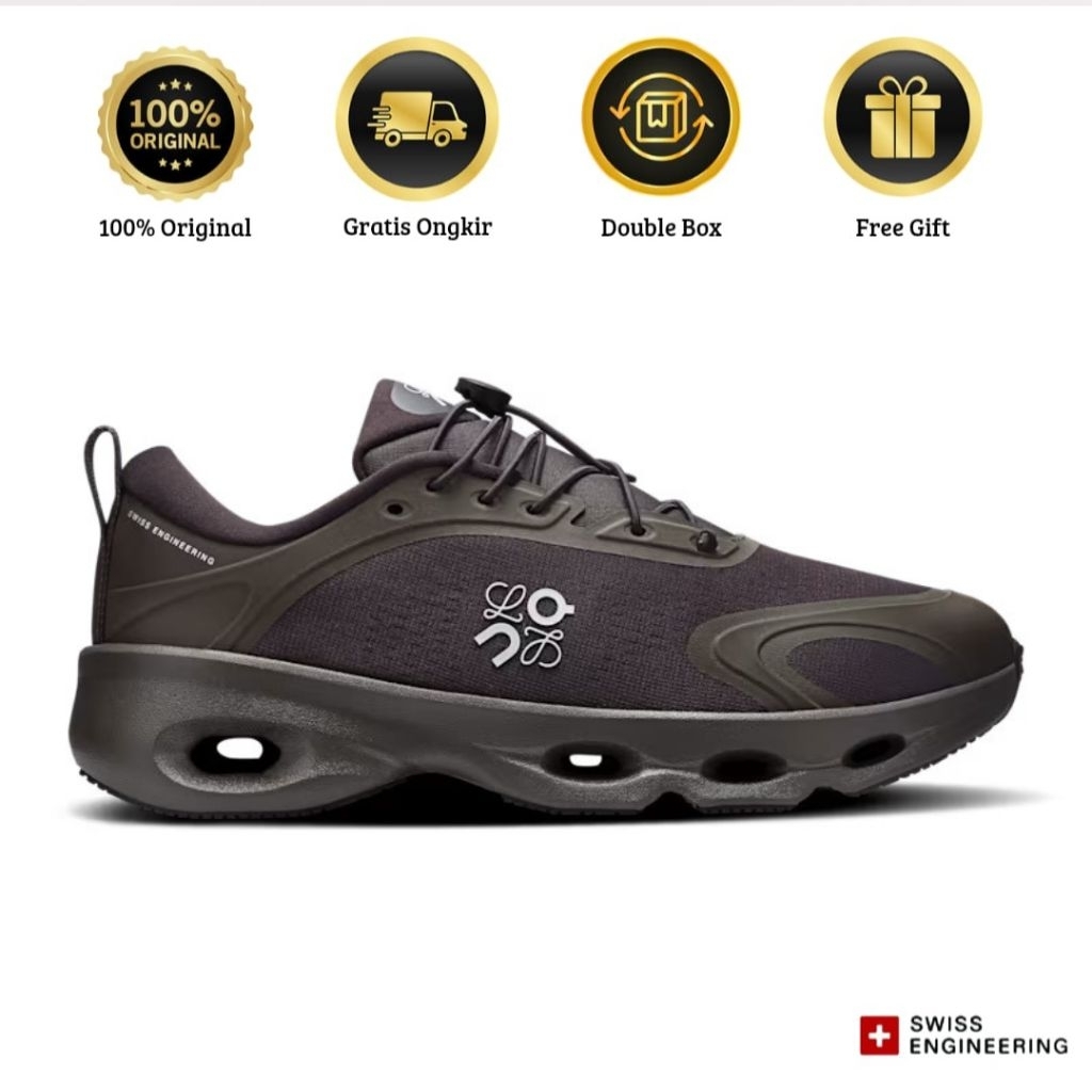 Sepatu On Cloud Solo Losewe Black (100% Original Authentic)
