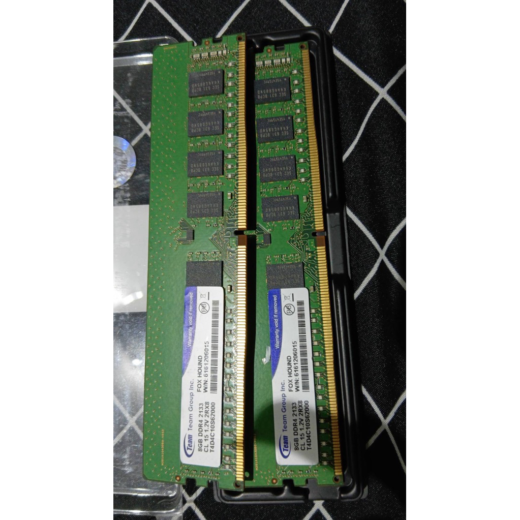 PRELOVED  TEAM DDR4 ECC UDIMM 16GB 2666MHz RAM Server Xeon Dell HP Supermicro Bekas Tested