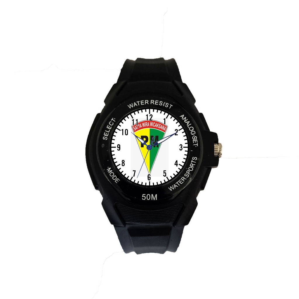 Jam Tangan Anak Unisex Analog Karakter Polisi Militer Anti Air | Jam Anak Lucu Waterproof Strap Rubb