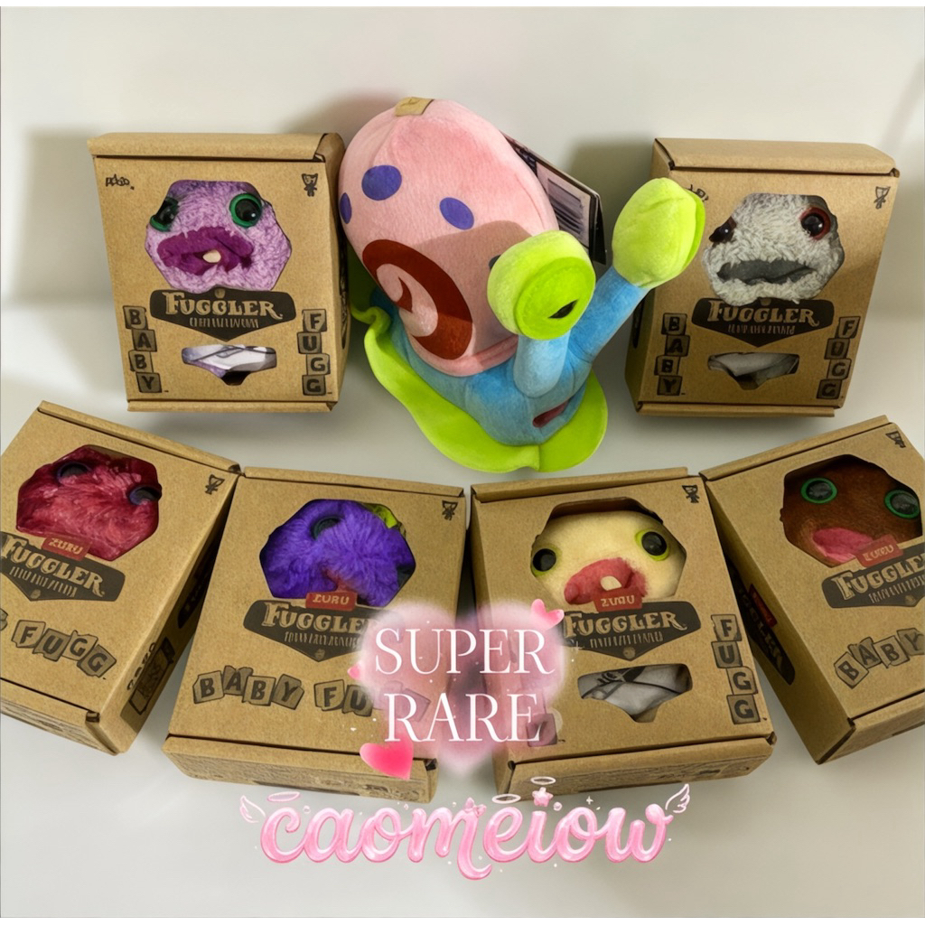[Ready Super Rare] Baby Fuggler S1 Lilac Mcgoo & Grey Mcgoo, Baby Fuggler S3 Mr. Needles, Baby Fuggl