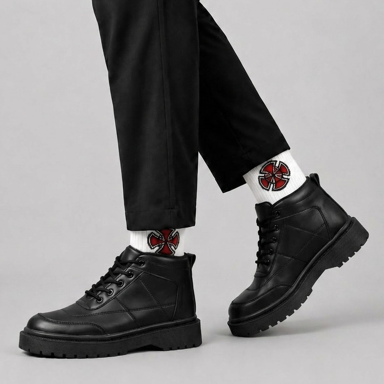 Sepatu Boots Pria Formal Pantofel Sole Tinggi - RAYAN