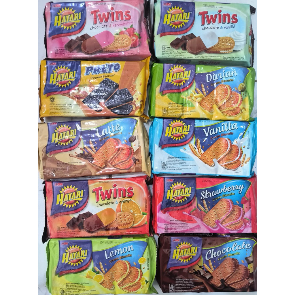 HATARI CREAM BISKUIT 190gr