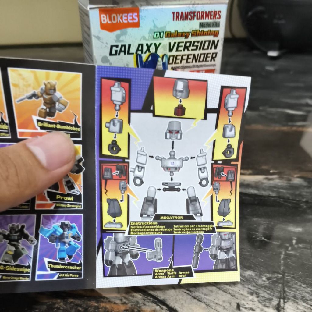 Blokees gdv 01 megatron secret ofc belum rakit