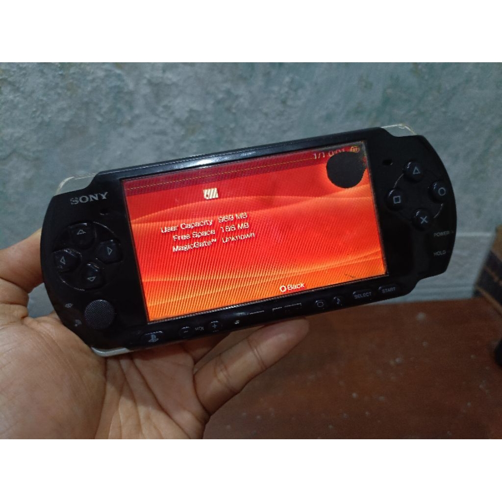 SONY PSP seri 3006 Hitam [Bahan]