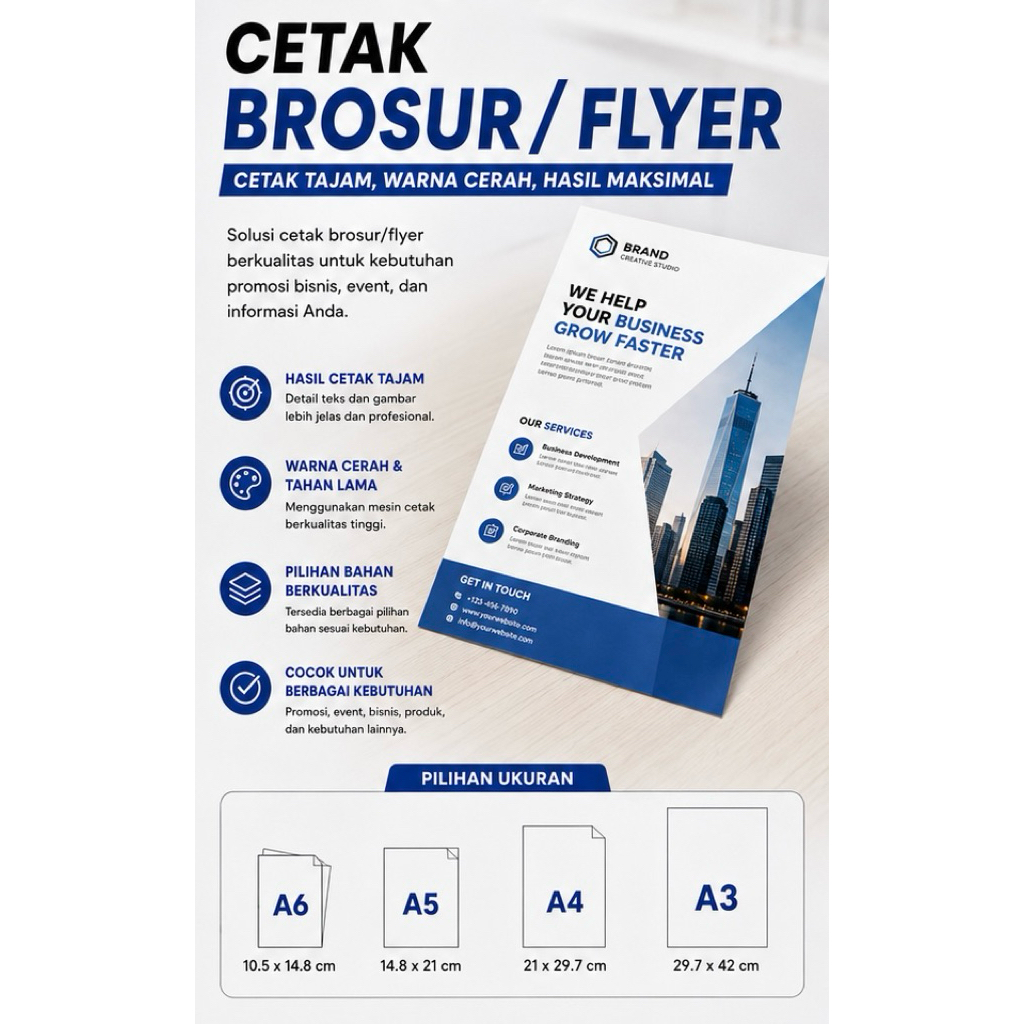 [A3] Cetak Brosur/Flyer Termurah