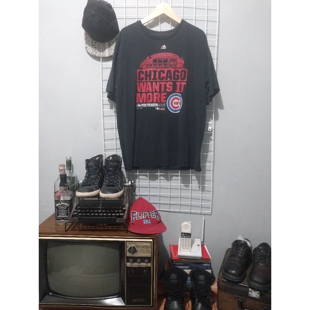 kaos vintage baseball MLB majestic bekas second preloved