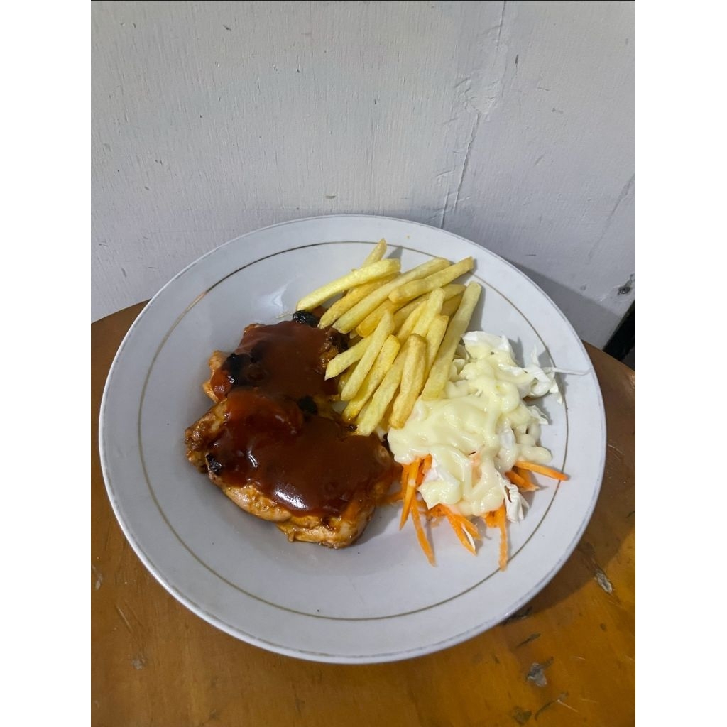 steak ayam