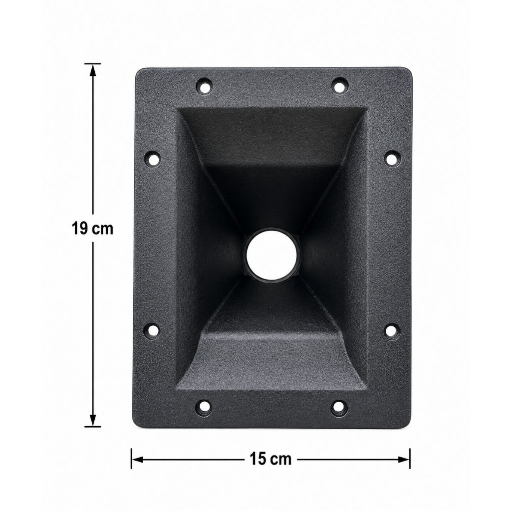 Horn Corong Tweeter 15x19 Multi Drat Alumunium Cor