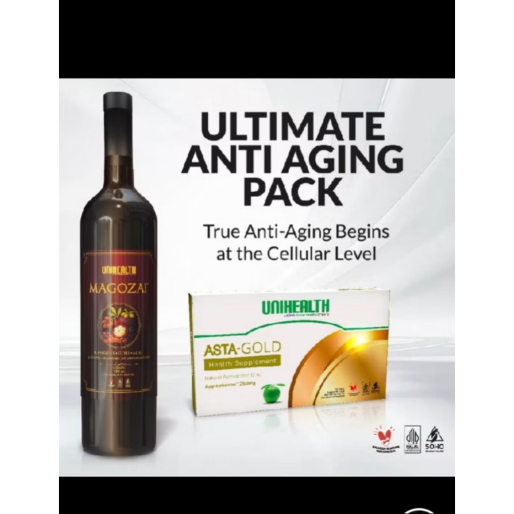 Paket Asta-Gold & Magozai Astaxanthin Unihealth