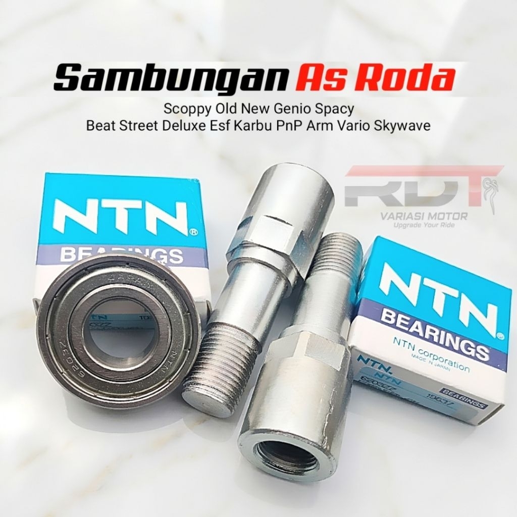 Baut Sambungan As Roda Belakang Beat Vario 110 Scoopy Genio PnP Arm Vario Skywave