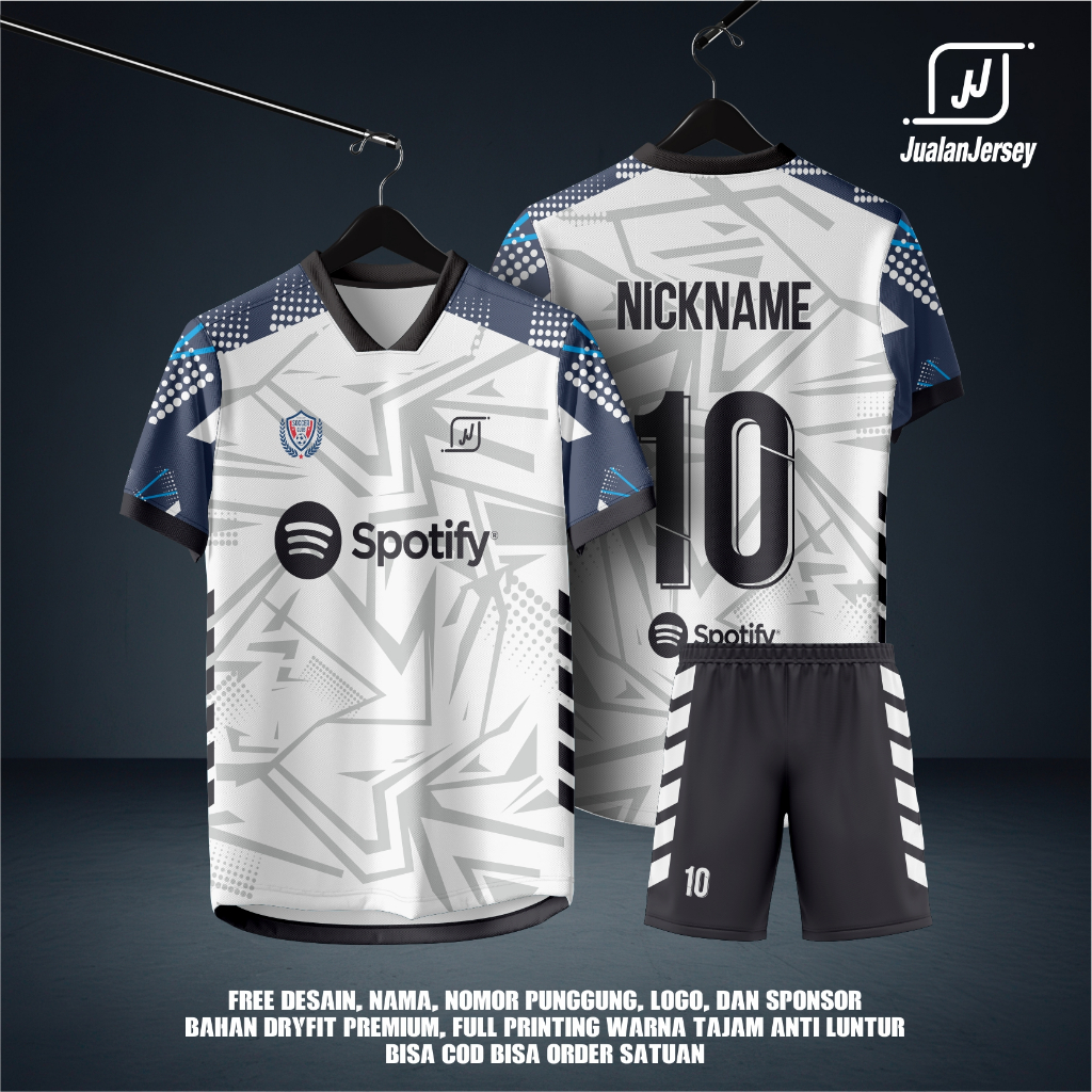JERSEY BAJU FUTSAL CUSTOM FREE CUSTOM DESIGN- NAMA-CLUB