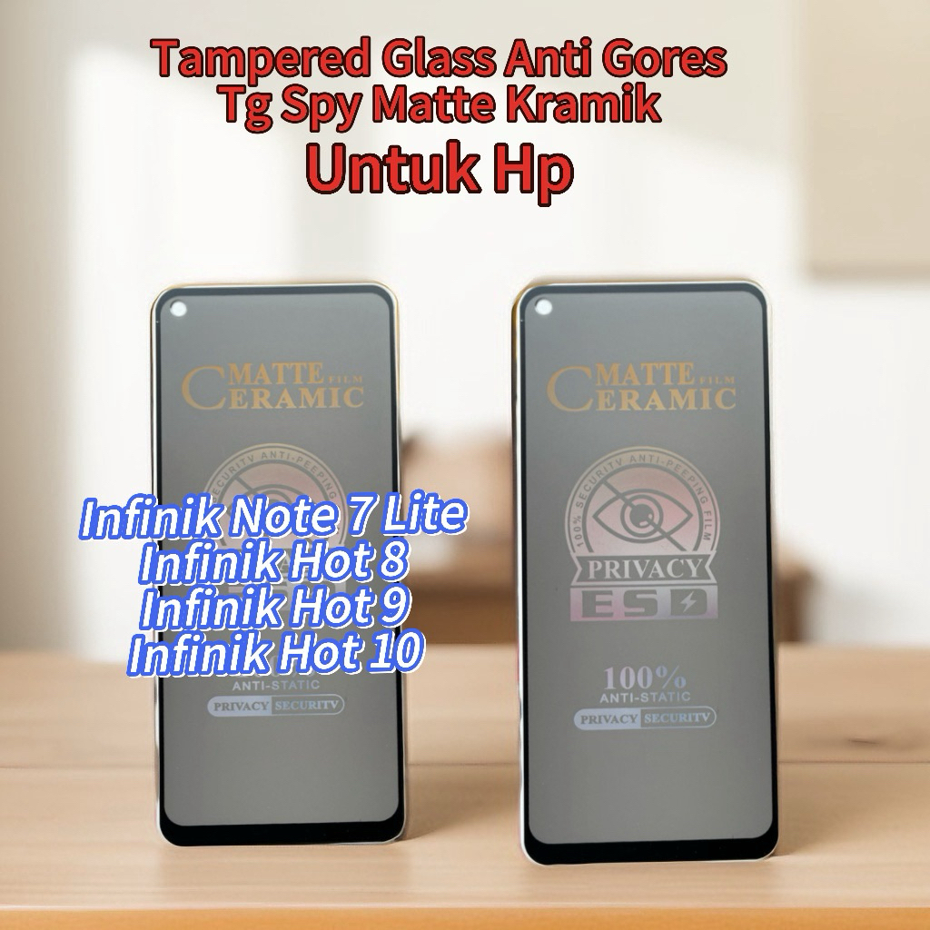 Tampered Glas Tg Anti Gores Infinik Note 7 Lite Infinik Hot 8 Infinik Hot 9 Infinik Hot 10