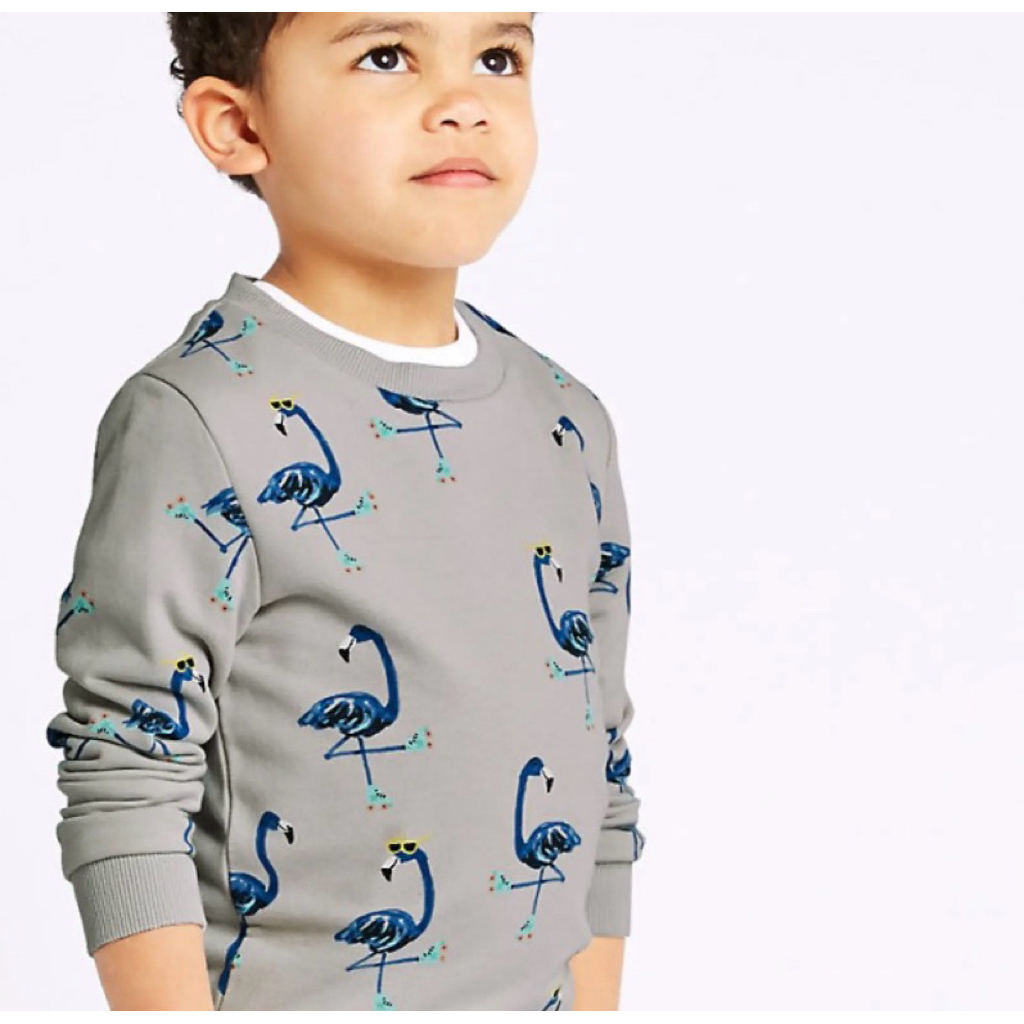 Marks & Spencer All Over Print Sweatshirt Jaket Anak