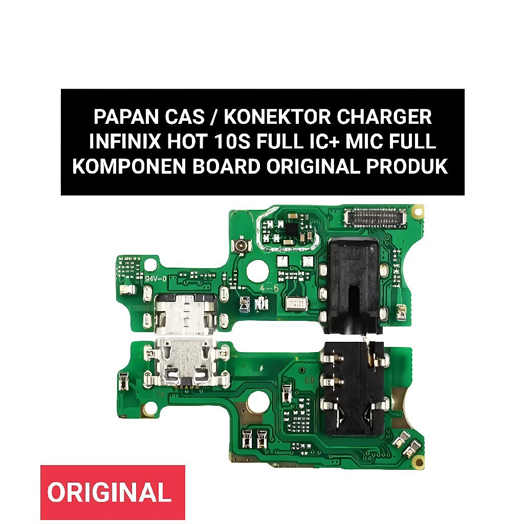 papan cas konektor Infinix hot 10s original produk berkualitas
