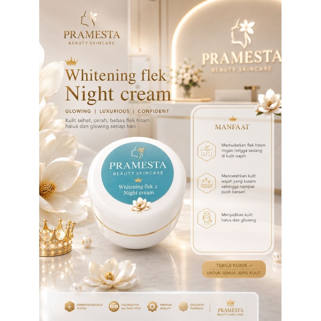 KRIM MALAM  WHITENING FLEK 2