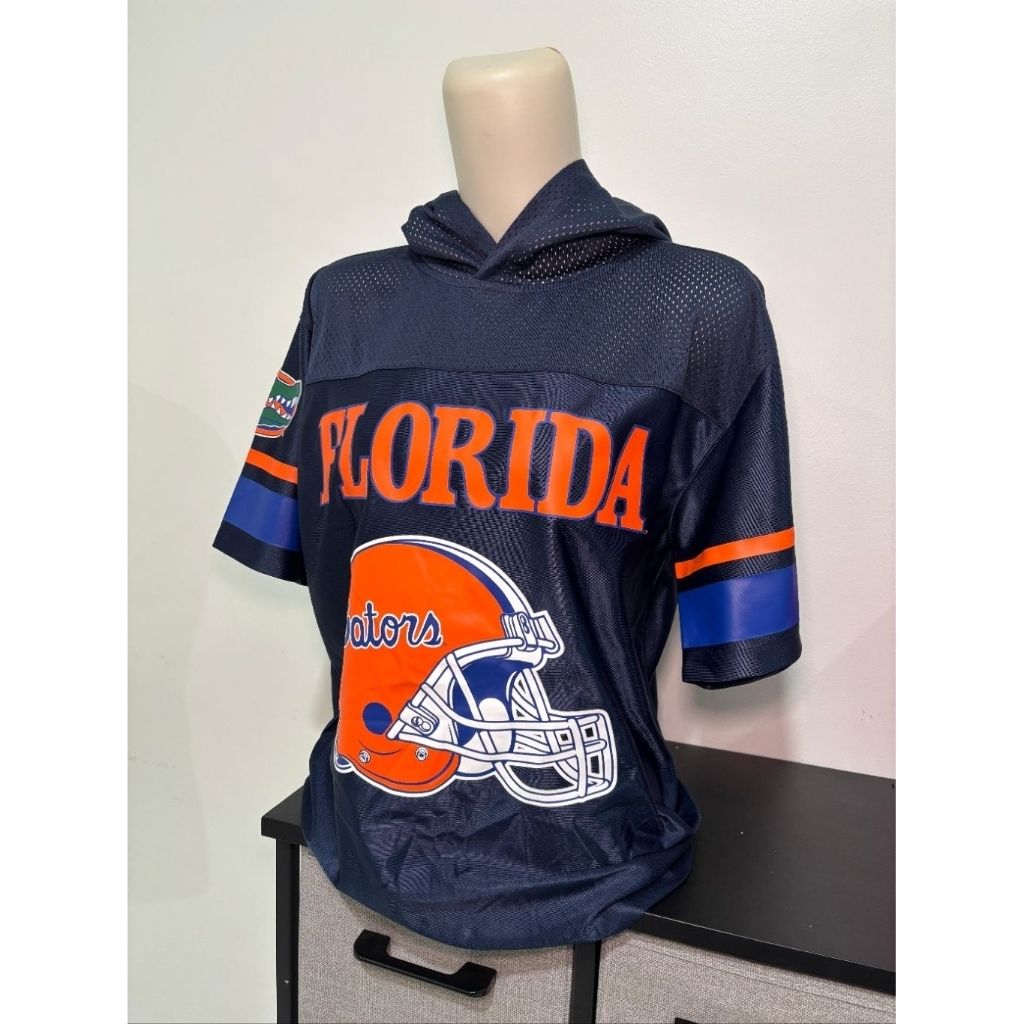 Kaos Hoodie Lengan Pendek Jersey Hoodie Original NCAA Unisex Cocok Untuk Streetwear Dance