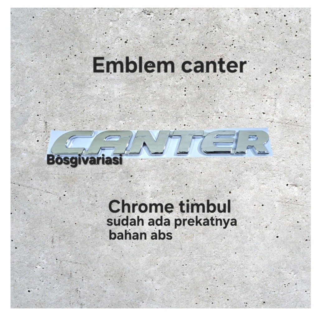 Emblem Canter / emblem mitsubishi canter / emblem fuso canter / canter 125ps