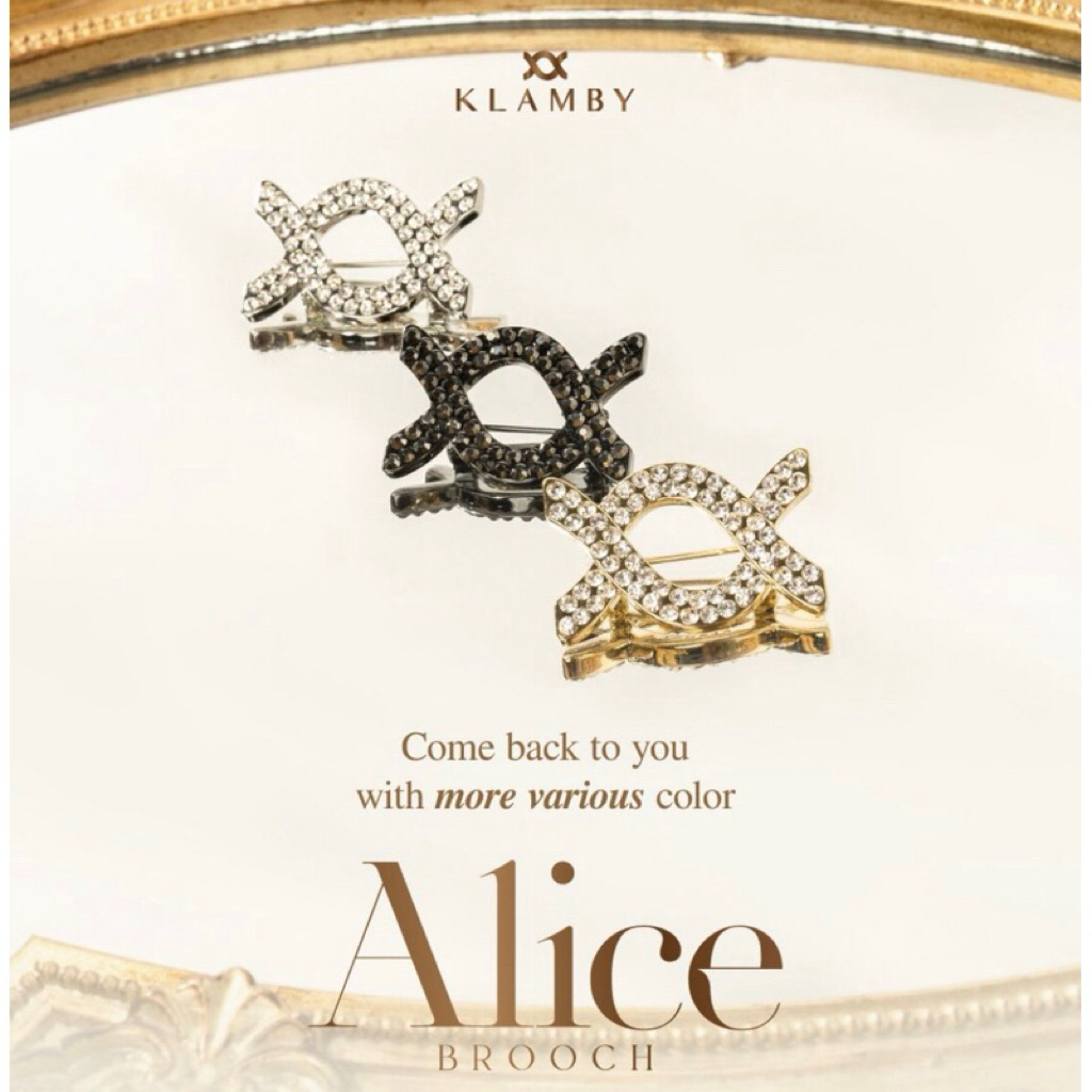 [NEW] Wearing Klamby Alice Brooch - Gold