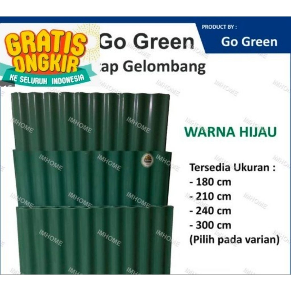 Atap PVC GO GREEN original
