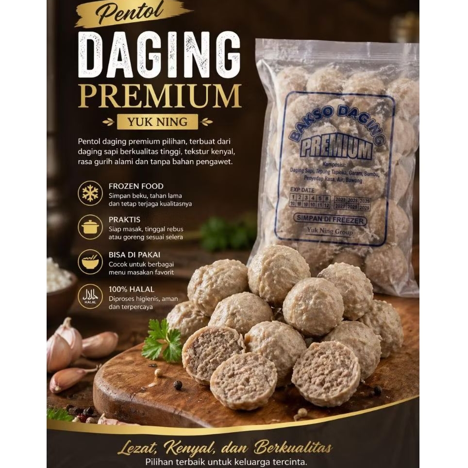 Pentol Daging Sapi Premium 400gr