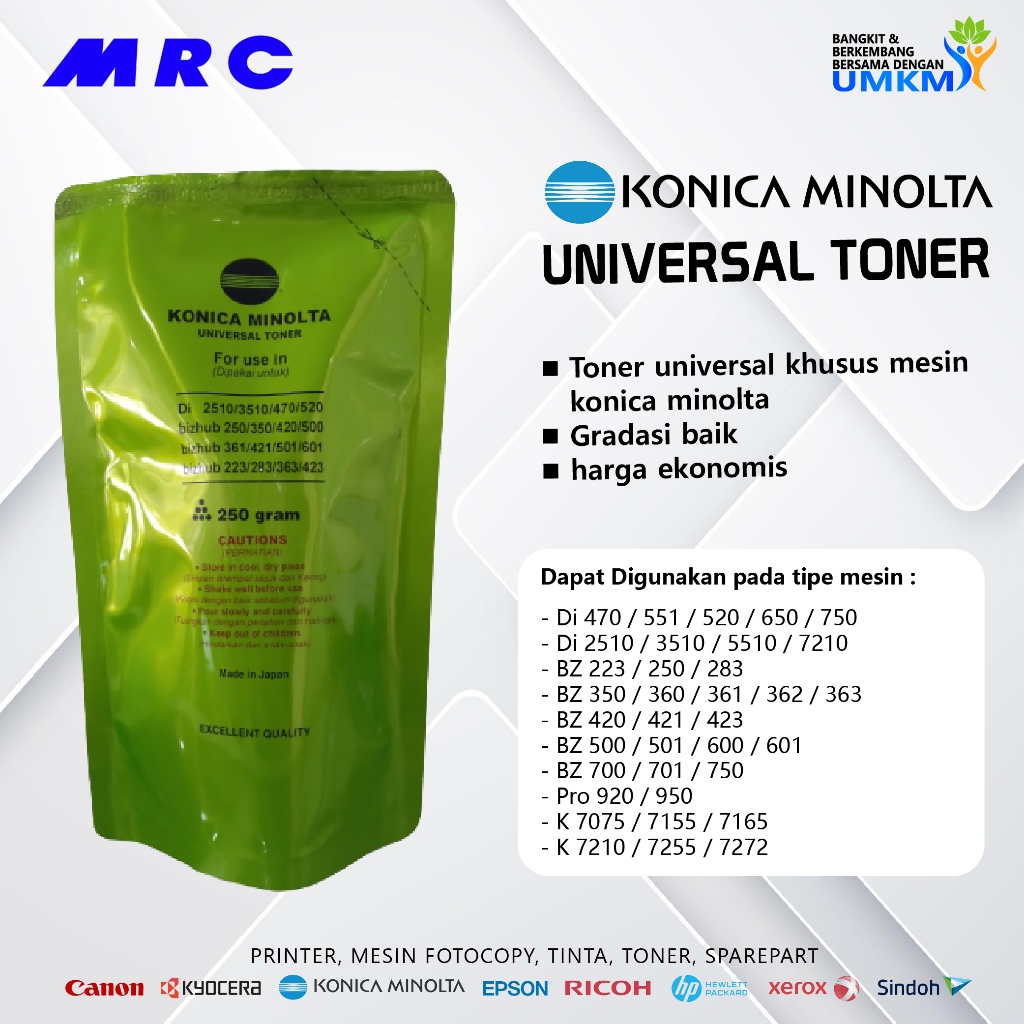 TONER MESIN FOTOCOPY KONICA MINOLTA B/W