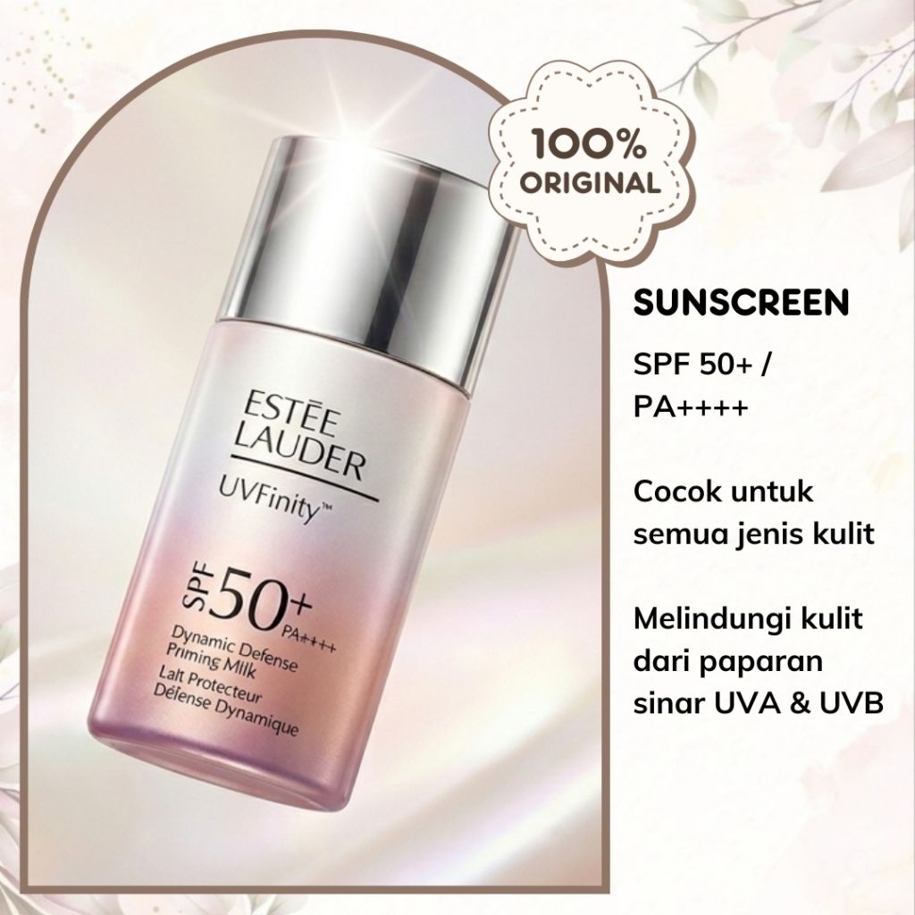 ESTEE LAUDER NEW UVFinity Dynamic Defense Priming Milk - 30ml SPF50 / PA+++ Makeup Base Primer Sun P