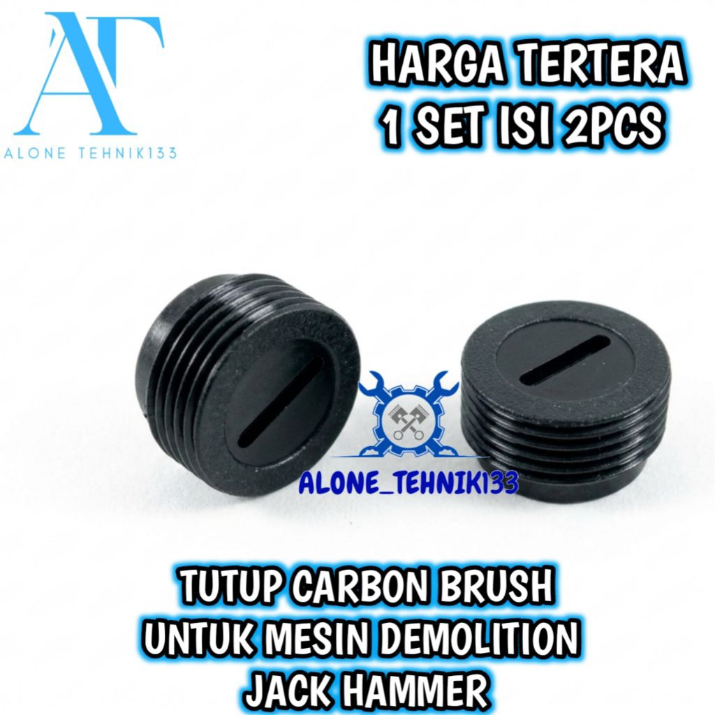 TUTUP CARBON BRUSH MESIN JACK HAMMER JLD JX35 TUTUP ARANG UNTUK MESIN DEMOLITION JACK HAMMER JLD JX3