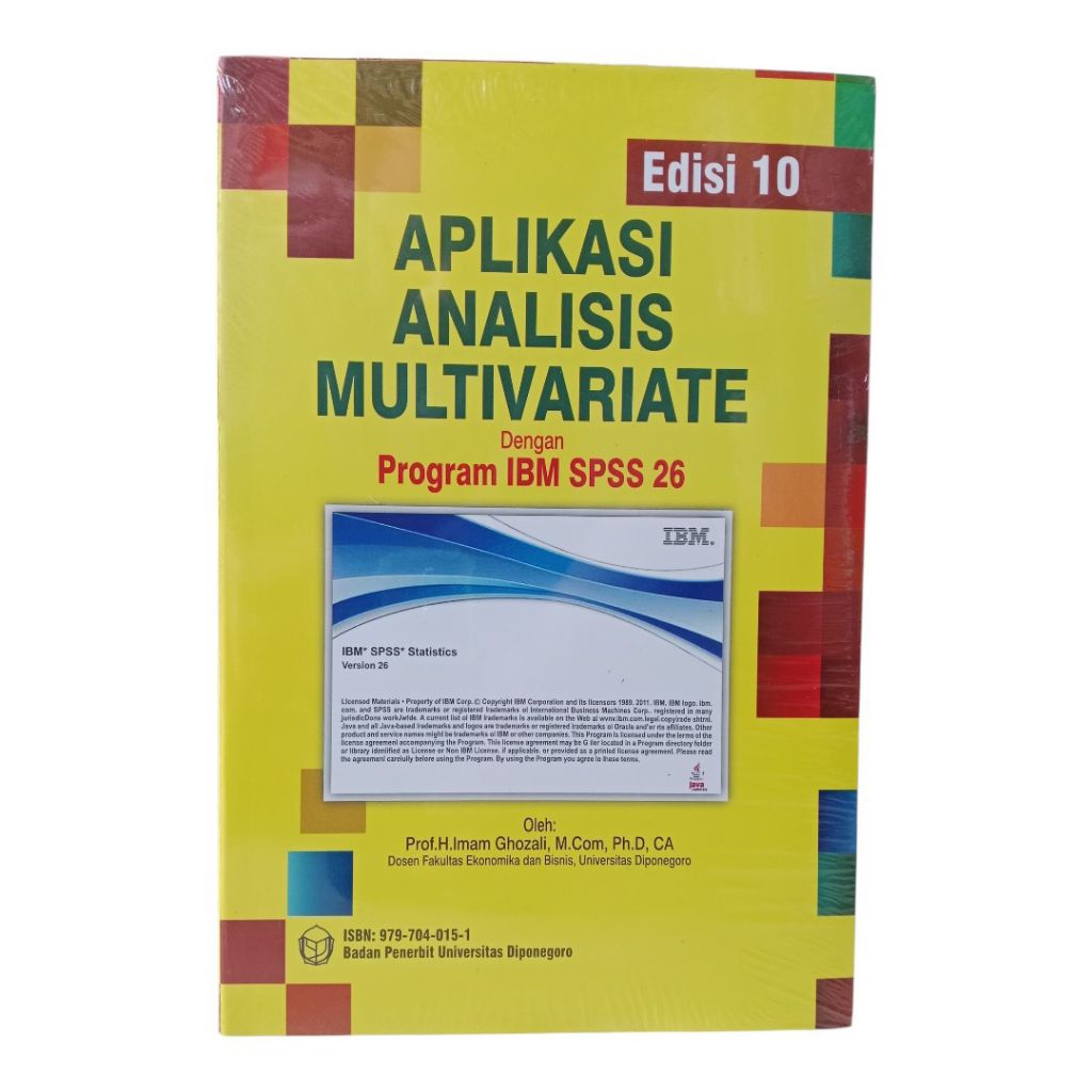 Buku Aplikasi Analisis Multivariatr Dengan program Ibm Spss 26 Edisi 10.