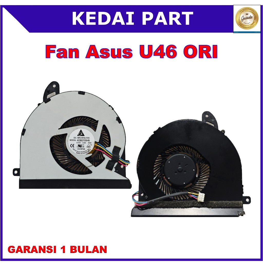 Fan Asus U46 U46E U46S U46SV Bal6 Bal5 Bal7 P/N: KDB0705HB-BB38