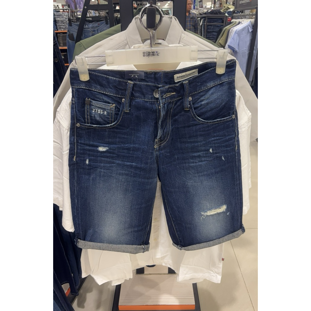 BOMBBOOGIE CELANA PENDEK DENIM PRIA TERBARU ORIGINAL MATAHARI