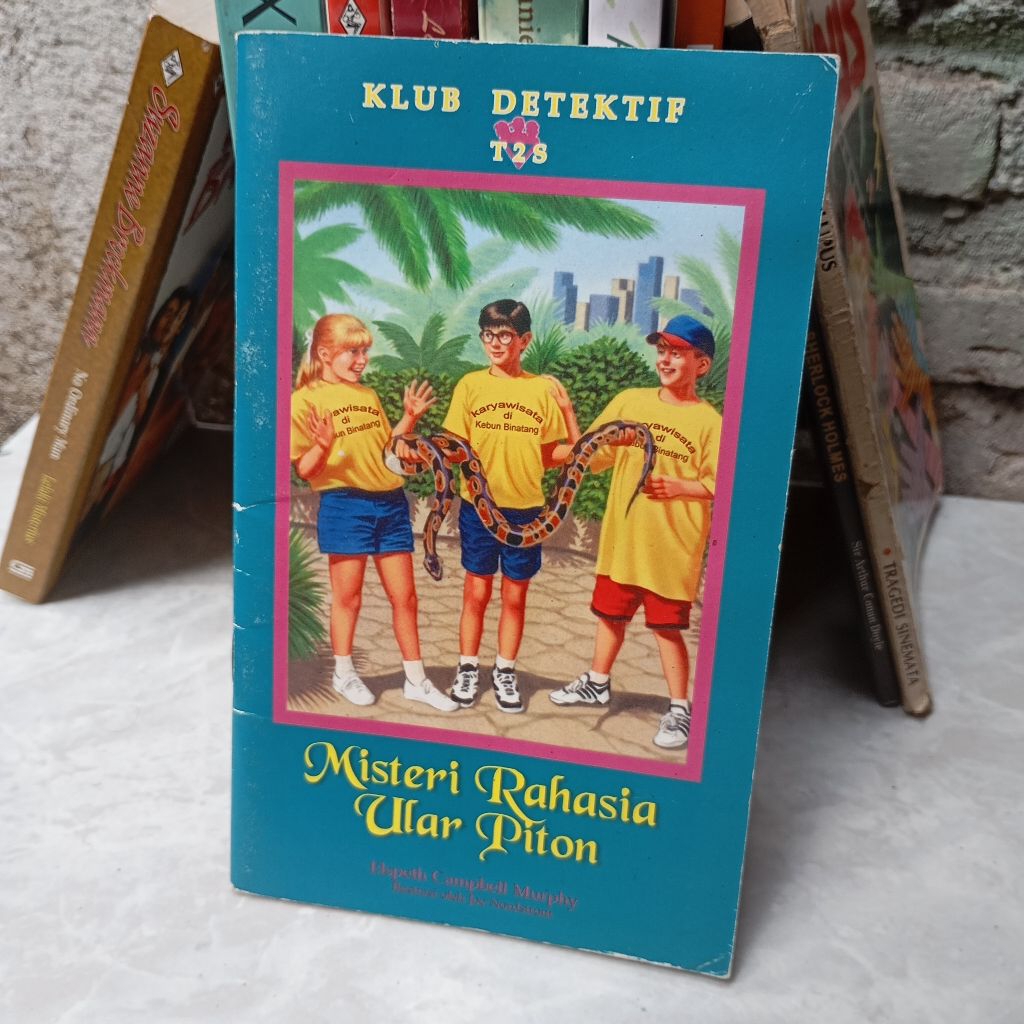 Buku Novel Klub Detektif T2S - Misteri Rahasia Ular Piton | Elspeth Campbell Murphy