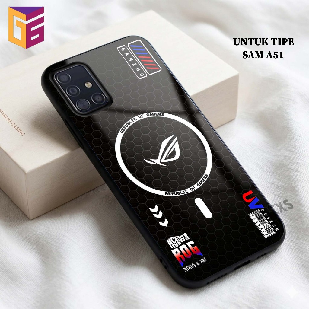 Softcase Samsung A51 - Softcase glossy Motif terbaru [Motif ROG] Casing hp Samsung Untuk Pria dan Wa