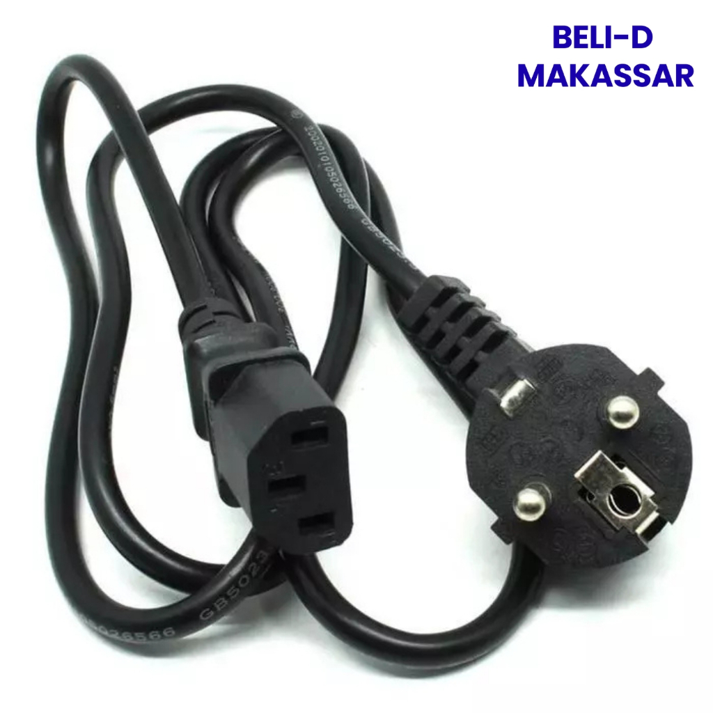 Kabel Power AC 250V untuk CPU Komputer / Rice Cooker / Panci Listrik -  BELI D MAKASSAR