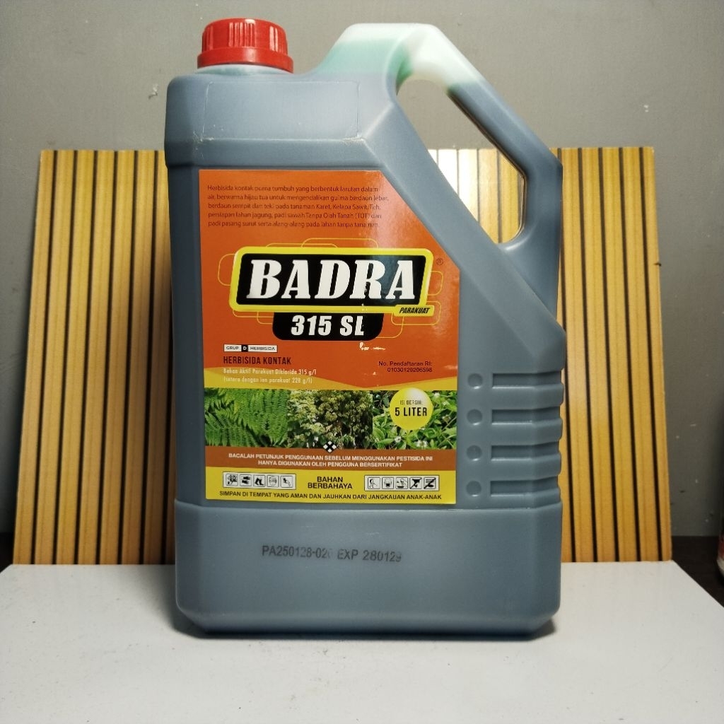 obat rumput parakuat  BADRA 315 SL 5 liter