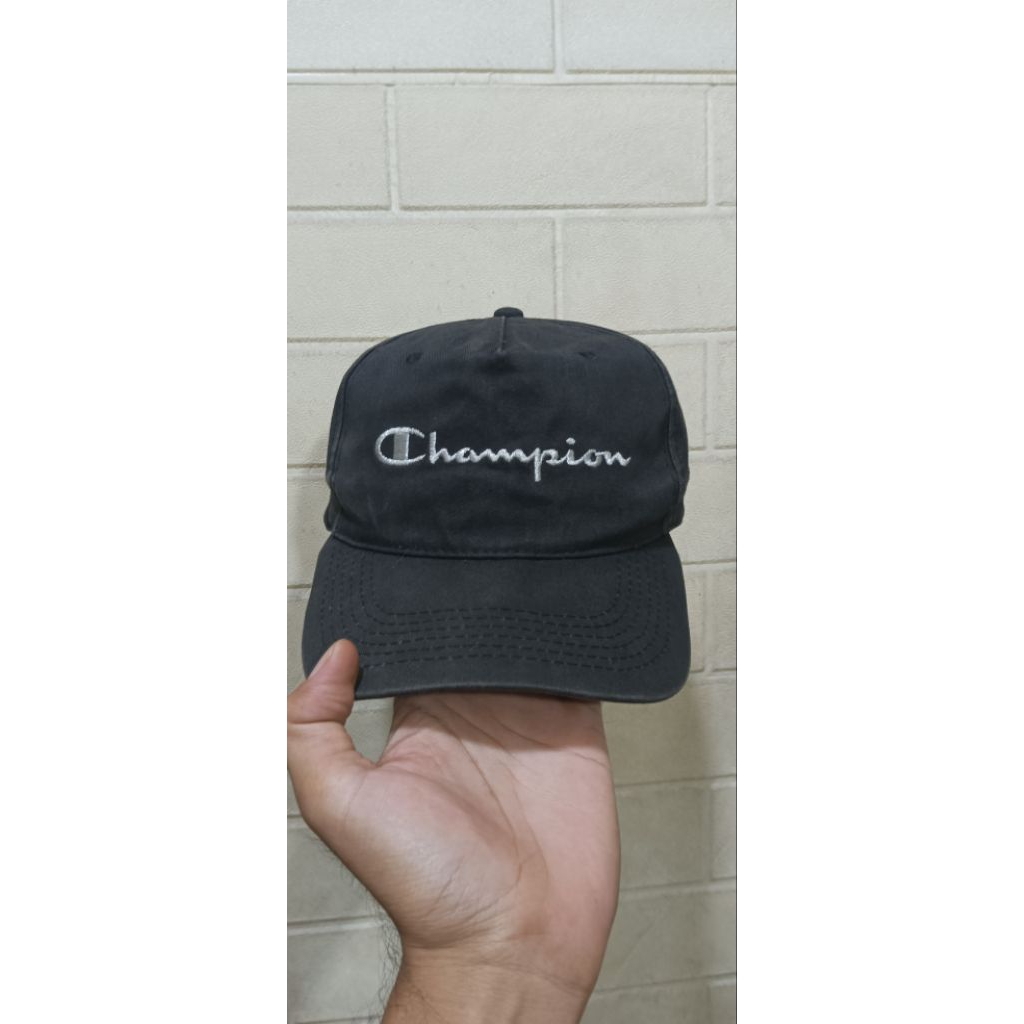 champion topi simple, A frame vintage, bordir ori, jpn market