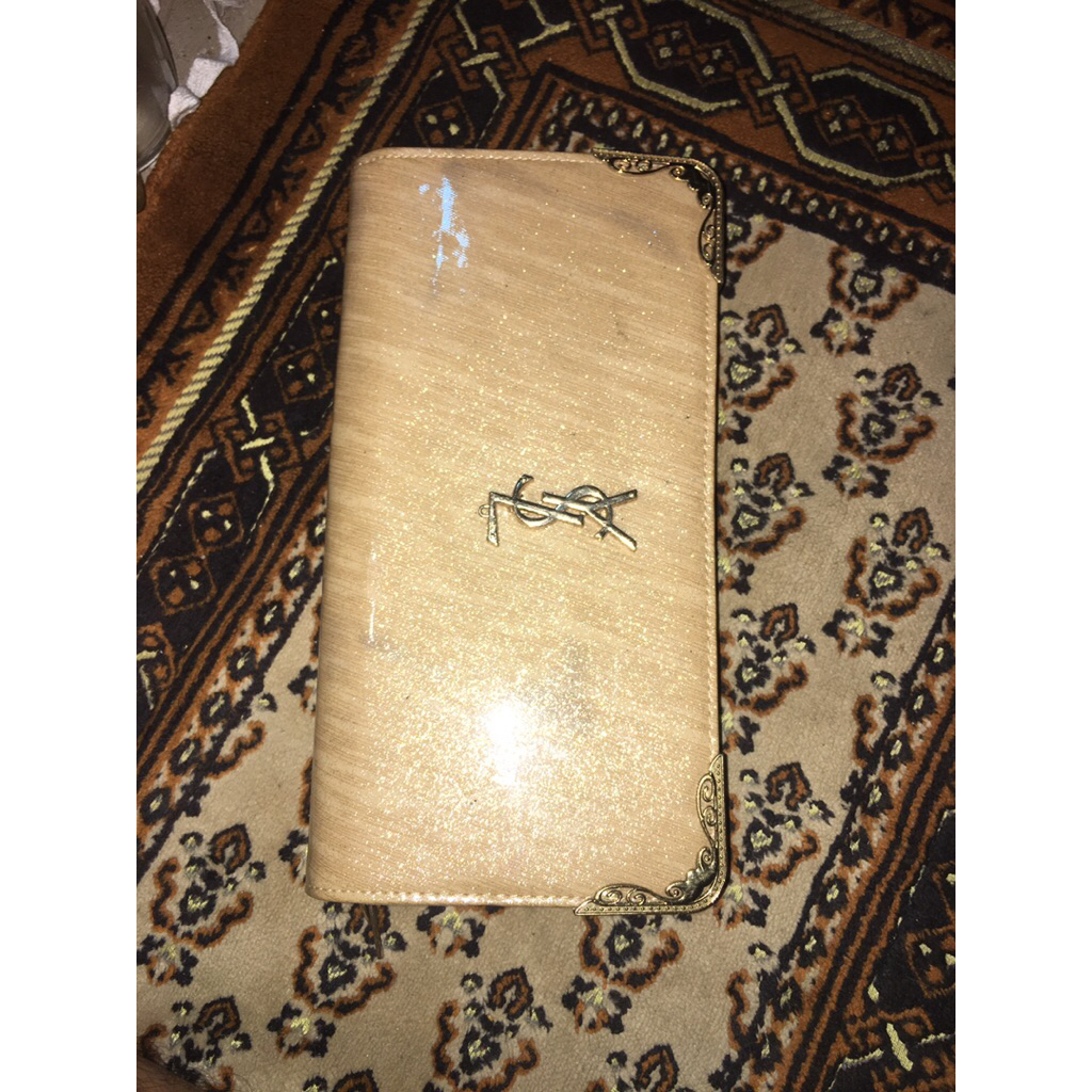 YSL Dompet panjang resleting wanita (Saint Laurent) preloved