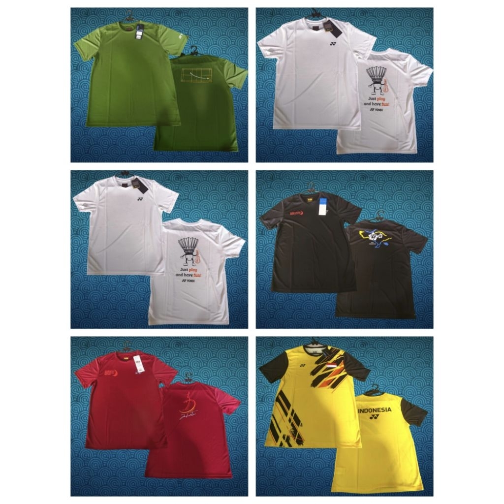 Jersey Yonex Original Bahan Dryfit