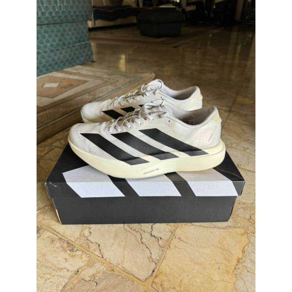 Sepatu Running Adidas Adizero Evo SL White Second Original