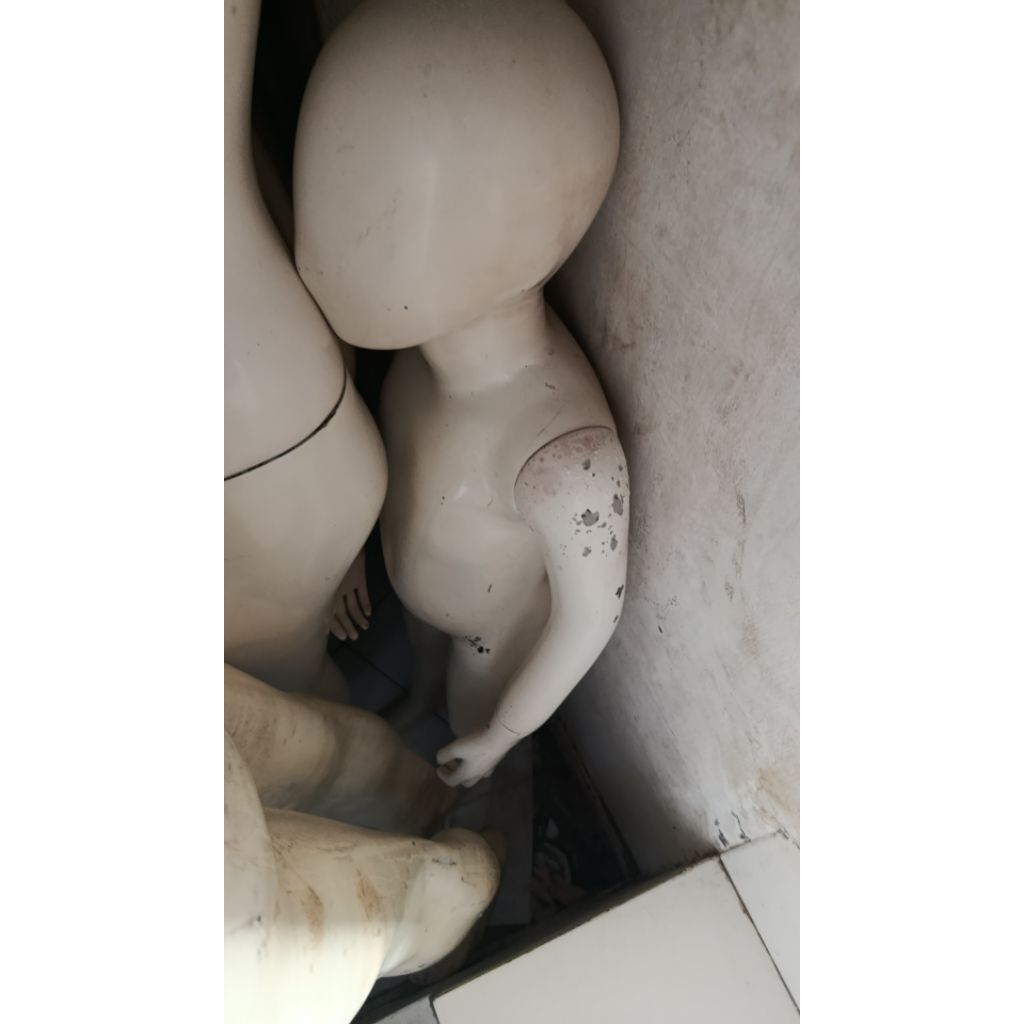 manekin anak full body / patung anak bekas