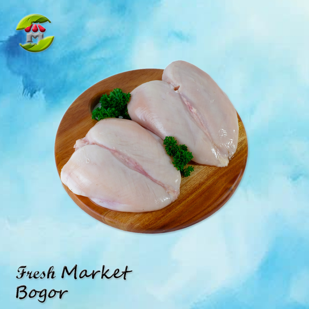 [BOGOR] Boneless Fillet Dada Ayam Tanpa Kulit Pack 970gr - 1kg