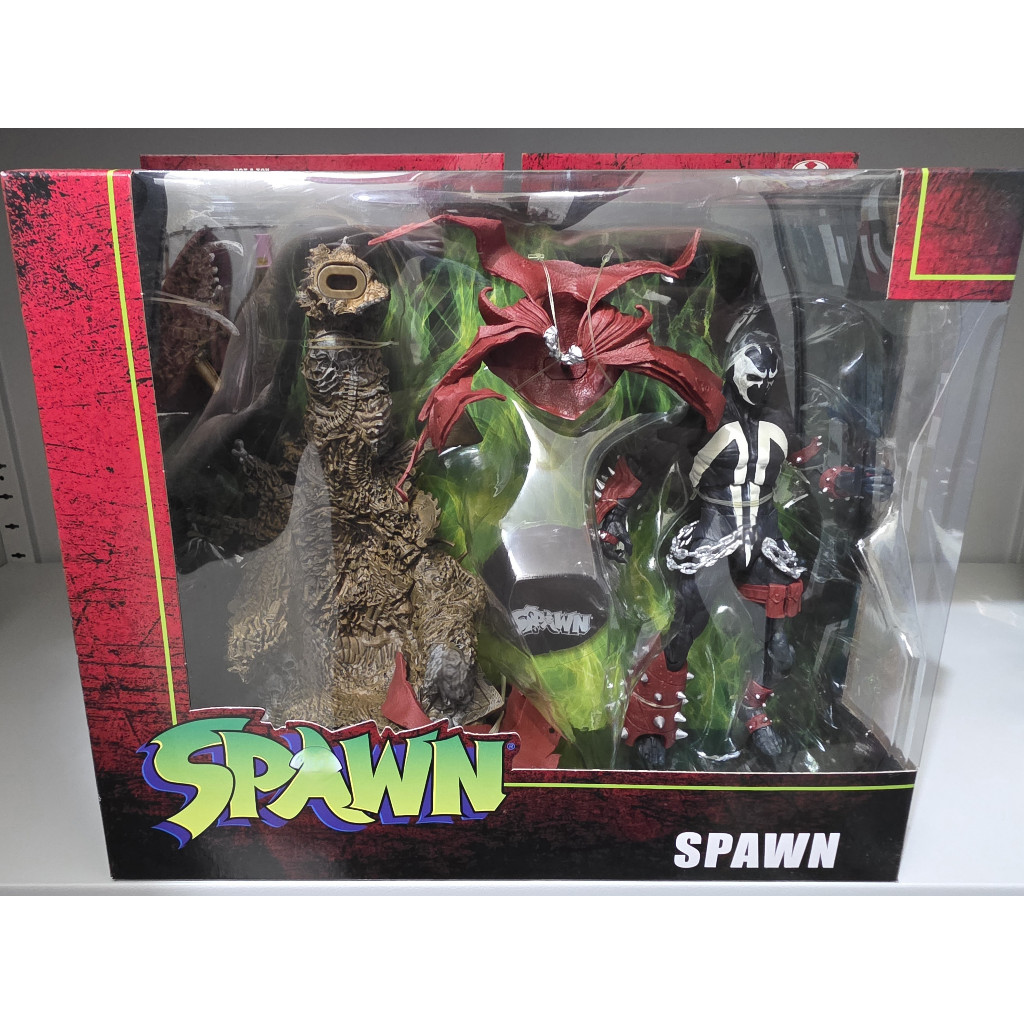 McFARLANE SPAWN with THRONE DELUXE SET MISB ORIGINAL