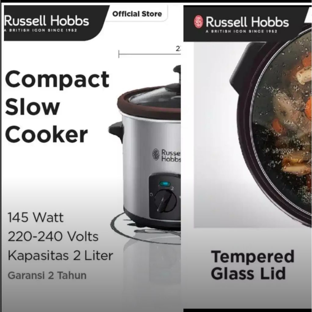 slow cooker russell hobbs bekas