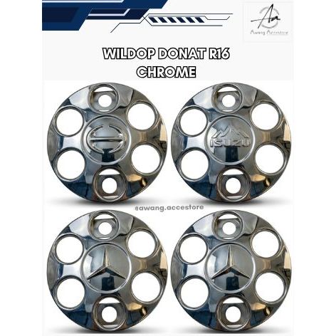 Wildop canter Wildop truk  donat  baut lubang 5&6 canter elf dutro giga ,bahan plat chrome whelring