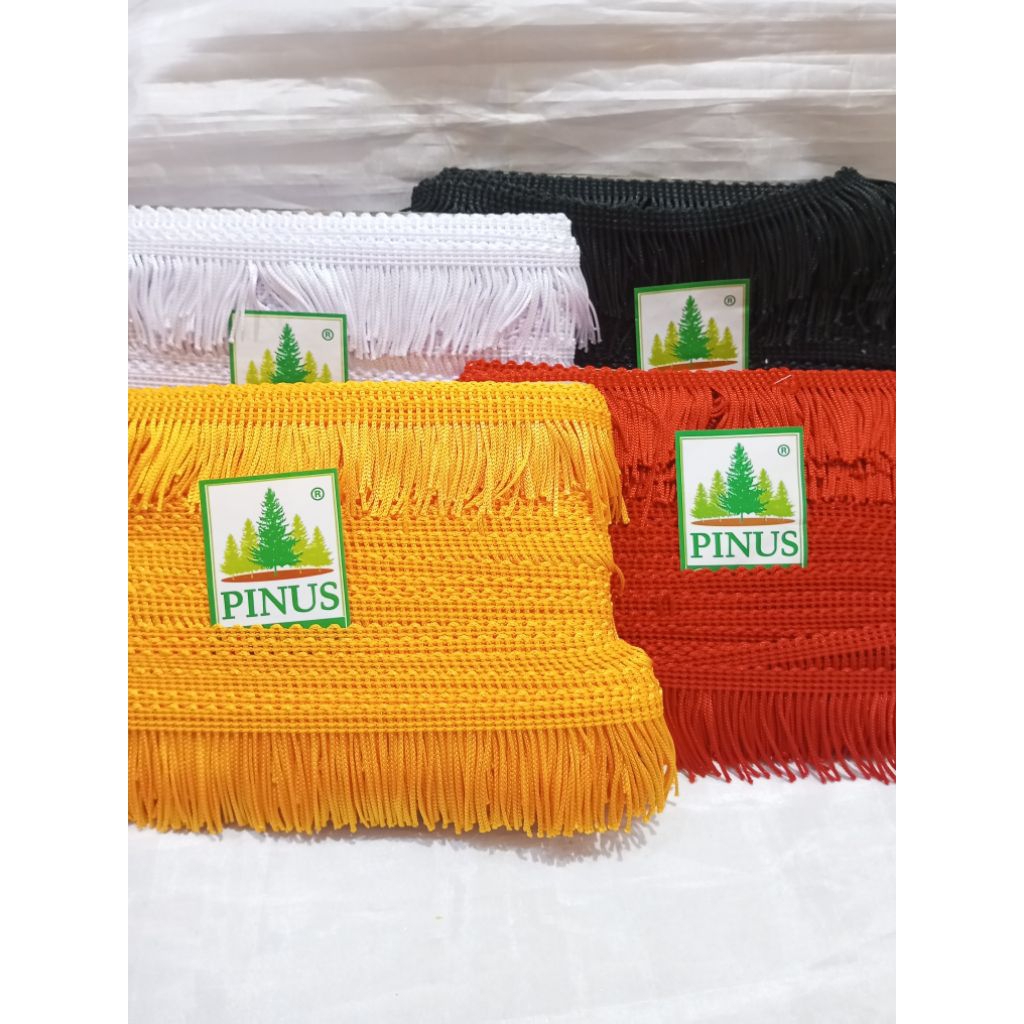 [20 yard] Renda Sampur Pinus/ Renda Gombyok/ Renda Rumbai/Renda Rumbai Sisir/Renda Gombyok
