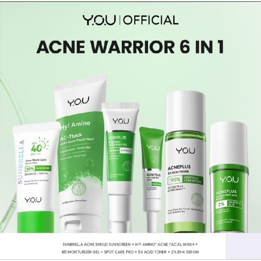 YOU Paket Acne Warrior 6 in 1