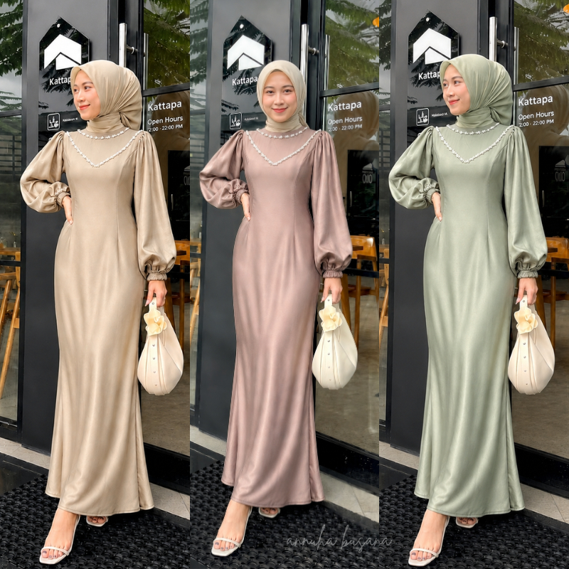 READY XXL - calendula dress bridesmaid kondangan wisuda Gaun Pesta Kekinian SImple modern