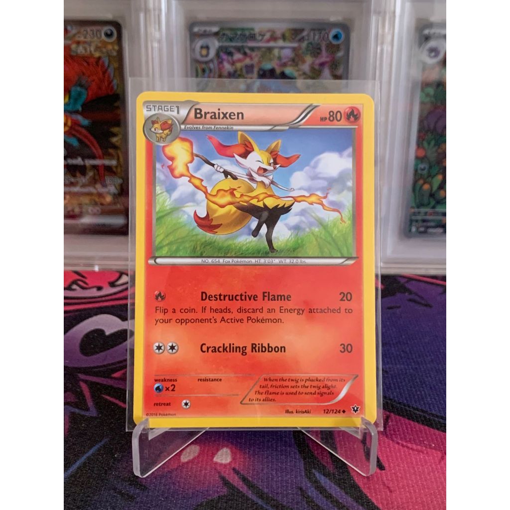 Braixen Pokemon English 12/124